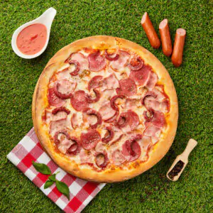 Two Topping Bacon & Fresh Tomato Pizza