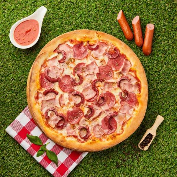 Two Topping Bacon & Fresh Tomato Pizza