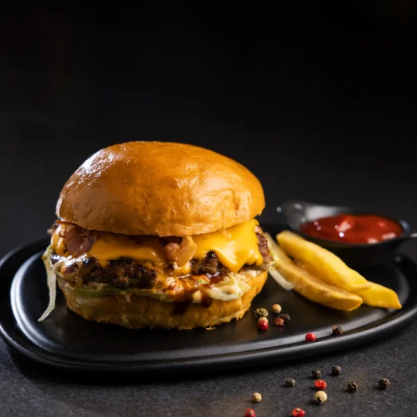 Cheese Burger plain