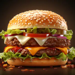 Double Trouble Supreme Burger