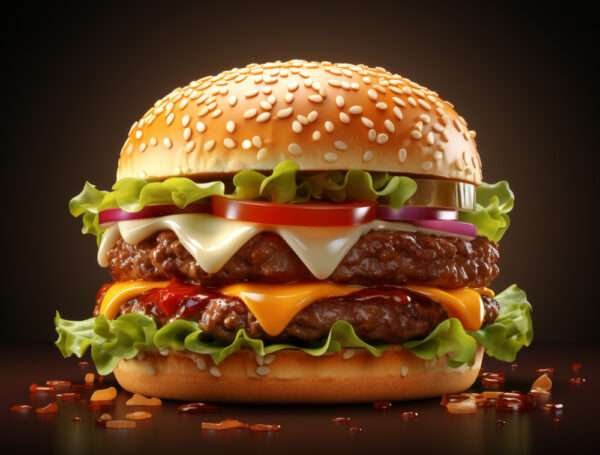 Double Trouble Supreme Burger