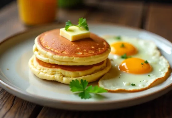 Two Panakes with Two Eggs