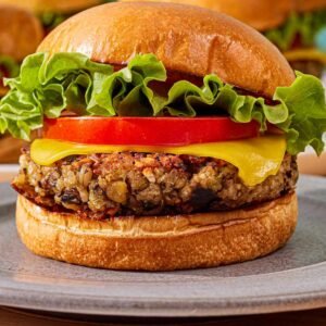 Maple Bacon Beef Cheese Burger