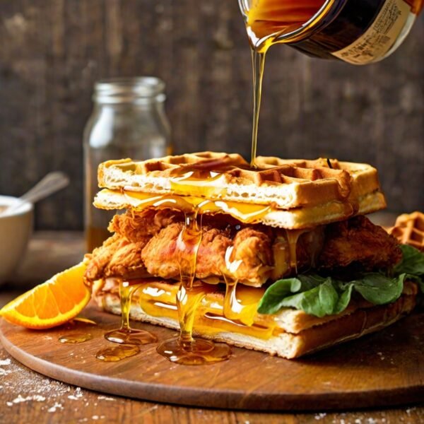 Chicken Waffle Sandwich