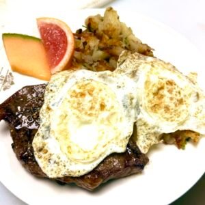 Steaks and Eggs