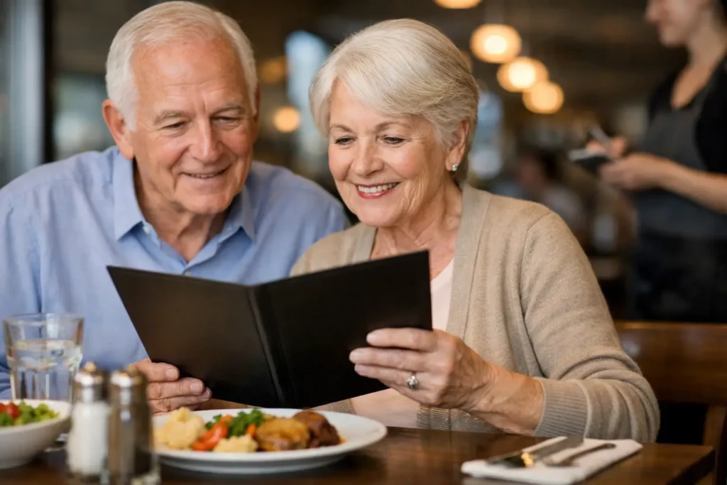 How to Find Restaurants With Senior Menu