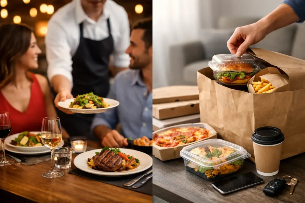 Dine In Versus Delivery Convenience Compared