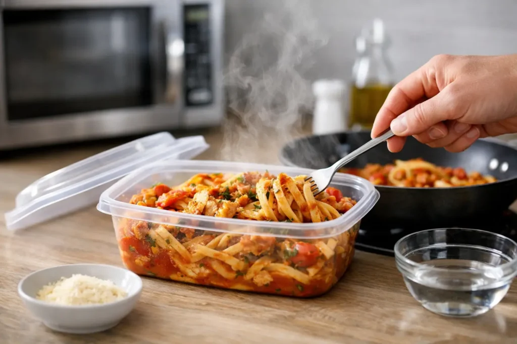 How to Reheat Takeout Pasta Without Drying It Out