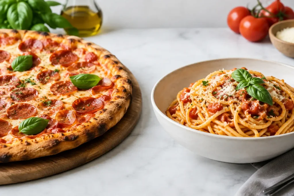 Pizza vs Pasta Dinner for Tonight's Craving